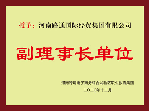 河南跨境電子商務(wù)副理事長(zhǎng)單位